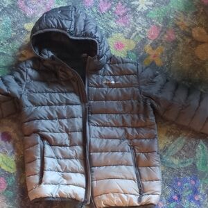 Kids Black Puffer Jacket